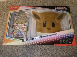 Pokemon Prismatic Evolutions Eevee Accessory Pouch Collection (LOT OF 3) - Image 1