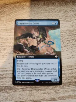 Thunderclap Drake (Extended Art) Commander: Outlaws of Thunder Junction Regular - Image 1