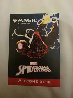SDCC 2025 Hasbro Magic the Gathering Spider-Man Welcome Deck Green Miles Morales - Image 1