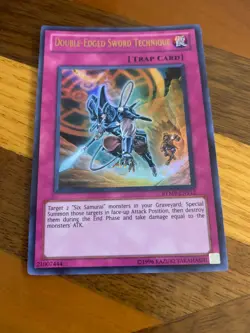 Double-Edged Sword Technique RYMP-EN112 Unlimited Edition Ultra Rare LP + BONUS - Image 1