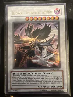 Yu-Gi-Oh! TCG Blackwing - Silverwind the Ascendant Stardust Overdrive Sovr-En041 - Image 1