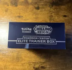 Pokemon Center Chilling Reign ETB Ice Rider Calyrex Elite Trainer Box ETB SEALED - Image 5