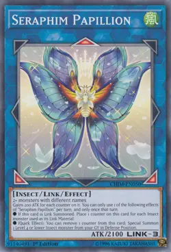Seraphim Papillion - CHIM-EN050 - Common - 1st Edition - Lightly Played - Image 1