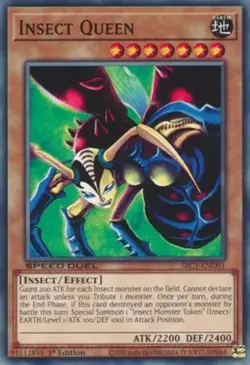 Insect Queen - SBC1-END01 - Common - 1st Edition - Lightly Played - Image 1