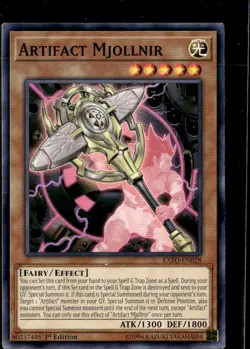 Yu-Gi-Oh! Artifact Mjollnir Extreme Force EXFO-EN028 1st Edition - Image 1