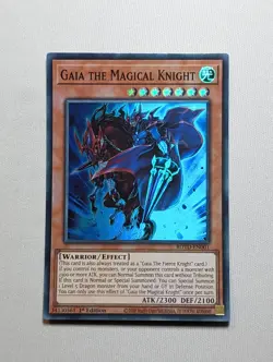 Gaia the Magical Knight - ROTD-EN001 Super Rare Rise of The Duelist YGO - Image 1