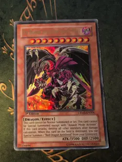Red Dragon Archfiend/Assault Mode CRMS-EN004 Ultra 1st Edition Yugioh - Image 1