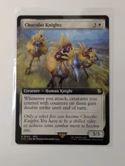 Chocobo Knights (Extended Art) - 0102 - Commander: Final Fantasy MTG FFX FF10 - Image 1
