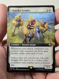Chocobo Knights (Extended Art) - 0102 - Commander: Final Fantasy MTG FFX FF10 - Image 3