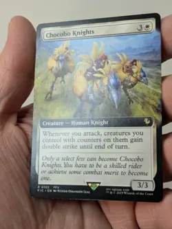 Chocobo Knights (Extended Art) - 0102 - Commander: Final Fantasy MTG FFX FF10 - Image 4