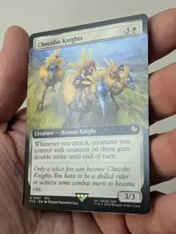 Chocobo Knights (Extended Art) - 0102 - Commander: Final Fantasy MTG FFX FF10 - Image 5