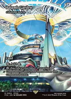 1x - Balamb Garden [Command Beacon] - (borderless) - Final Fantasy - NM MTG - Image 1