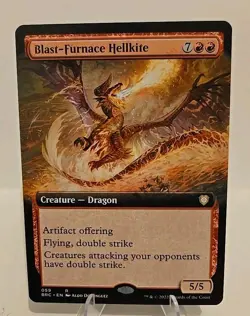 Blast-Furnace Hellkite (Extended Art) MTG Commander: the Brothers' War Regular - Image 1