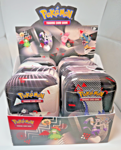 Pokemon TCG Black Bolt And White Flare Unova Mini Tin Set of 8 w Display Box - Image 1