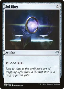 1x Sol Ring NM Eng MTG - Commander 2020 - Image 1