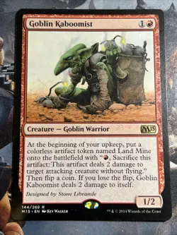 1x Goblin Kaboomist (144) Magic 2015 LP MTG Magic the Gathering x1 MKE - Image 1
