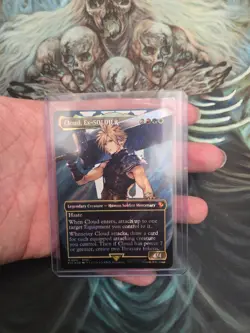 Cloud, Ex-SOLDIER (Borderless) (Surge Foil) Commander: Final Fantasy Foil [ENG] - Image 1