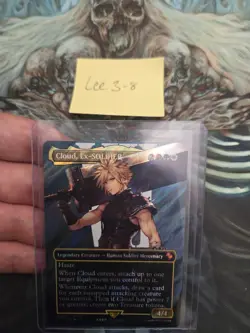 Cloud, Ex-SOLDIER (Borderless) (Surge Foil) Commander: Final Fantasy Foil [ENG] - Image 3