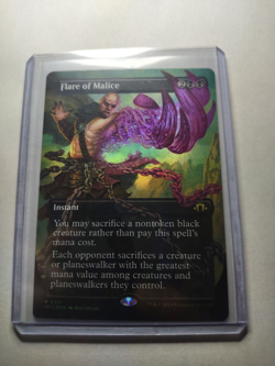 MTG- Flare of Malic - Borderless FOIL- Modern Horizons 3 - Instant Rare- NM/M - Image 4