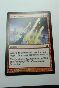 MTG Mana Geyser x1- -Fifth Dawn-Lightly Played - Image 1