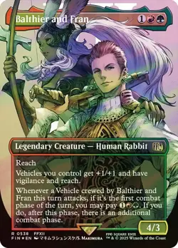 Balthier and Fran Surge Foil Showcase Final Fantasy MTG NM - Image 1