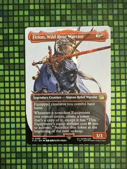 MTG Firion, Wild Rose Warrior #0386 Borderless Rare FINAL FANTASY (FIN) - Image 1
