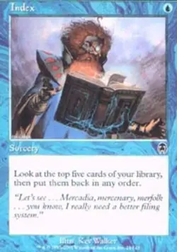 Index - Foil NM, English MTG Apocalypse - Image 1
