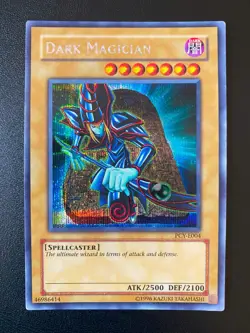 YU-GI-OH DARK MAGICIAN PRISMATIC SECRET RARE PCY-E004 PROMO ENGLISH EX - Image 1