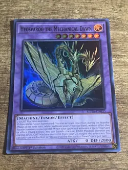 Yugioh! Heosvarog the Mechanical Dawn - ROTA-EN035 - Super Rare - 1st Edition Ne - Image 1