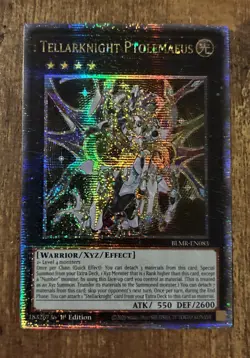 Yugioh! LP Tellarknight Ptolemaeus - BLMR-EN083 - Quarter Century Secret Rare - - Image 1