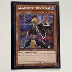 Gravekeeper’s Descendant SBC2-ENF11. Yu-Gi-Oh Card. Speed Duel Battle City Final - Image 1
