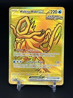 Pokemon TCG Walking Wake EX Prismatic Evolutions Gold Rare Card 178/131 - Image 1