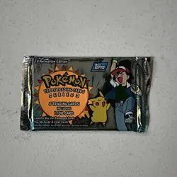 Topps Pokemon Series 3 Booster Pack Sealed 2000 Ash Pikachu - Image 1