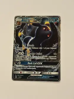 Pokemon Umbreon GX SM35 Sun & Moon Promo Ultra Rare Holo - NM - Image 1