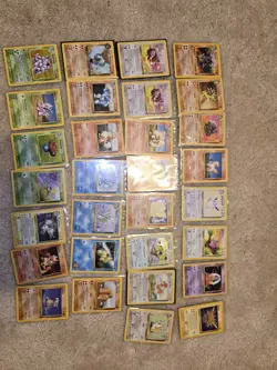 Pokemon Card Lot Of 30 Rare 1995-1999 & 5 Early 2000s - Image 1