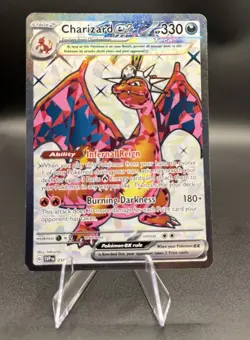 2023-25 Pokemon SV Black Star Promos SVP EN Charizard ex #056 🔥🔥🔥 - Image 2