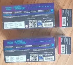 Pokemon TCG: Journey Together (2) Elite Trainer Boxes + (2) Booster Bundles Lot - Image 3