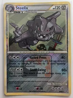 Steelix 24/95 Rare - Crosshatch Holo Promo - Pokemon League - Mint - Image 1