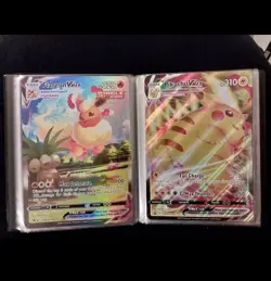 JUMBO Pokemon 18 Card Lot W/Binder - Image 2