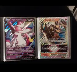 JUMBO Pokemon 18 Card Lot W/Binder - Image 4