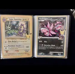 JUMBO Pokemon 18 Card Lot W/Binder - Image 5