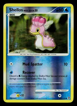 Pokemon Card - Shellos West Sea Secret Wonders Reverse Holo 107/132 Common - Image 1