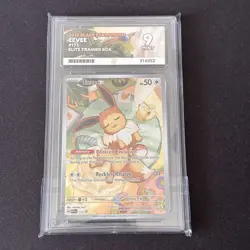 Pokemon Card Eevee Promo Grade ACE 9 Prismatic Evolutions SVP-173 - Image 1