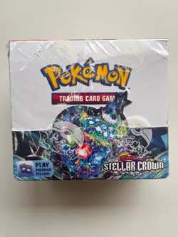 Pokemon TCG Scarlet & Violet Stellar Crown Booster Box 36 Packs Sealed FAST🚚 - Image 1
