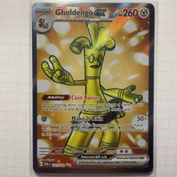 Gholdengo EX 231/182 Full Art Ultra Rare Paradox Rift Pokemon TCG - MINT - Image 1