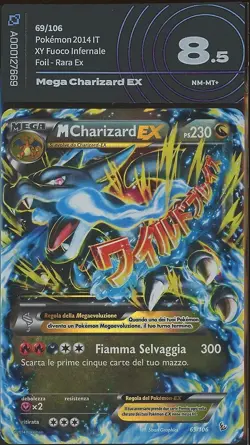 Mega Charizard EX 69/106 - Pokemon XY Flashfire - AiGrading 8,5 - Image 1