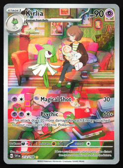 Kirlia 212/198 Scarlet & Violet Illustration Rare Near Mint Pokemon Card - Image 1