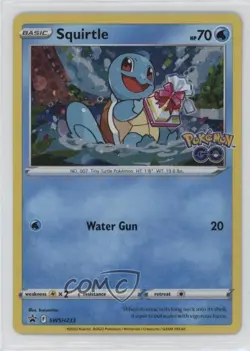 Squirtle Holo Pokemon Sword & Shield Black Star Promo #SWSH233 1fc4 - Image 1