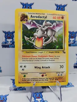 Pokemon - Aerodactyl 1/62 Holo - Fossil LP/MP - Image 3