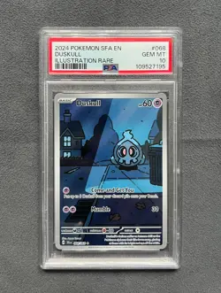 Duskull 068/064 SV: Shrouded Fable Illustration Rare PSA 10 GEM MINT Pokemon TCG - Image 1